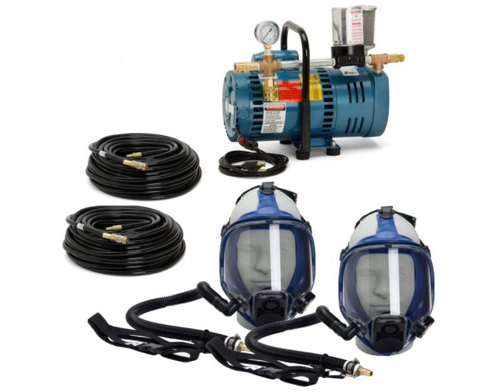 DIY fresh air paint booth system aka Supplied Air System